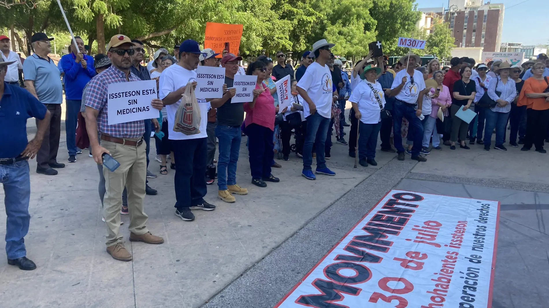 Manifestación Isssteson